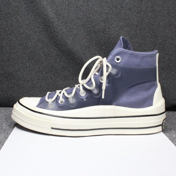 Converse Chuck 70 Utility High-Top Sneakers in Blue and White - Picture 5 of 11